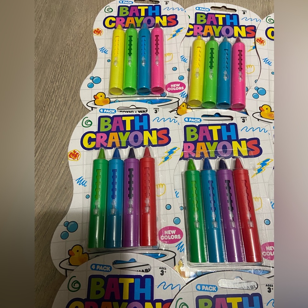 Bath crayons 6 packs NWT - Picture 3 of 6